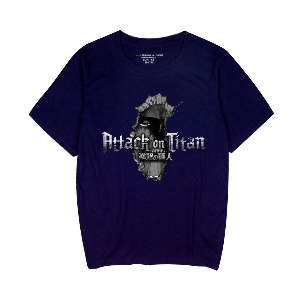 Suncomics ATTACK ON TITAN the Giant Summer Anime Casual Couple Cotton Short Sleeves