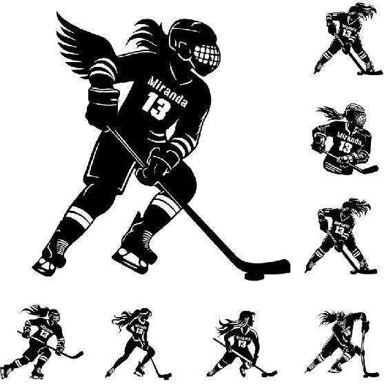 Personalized Baseball Player Wall Decal Custom Name Number Sports Wall Decal Sport Player Jersey Decal Sticker Gifts for Baseball Lover Decor for