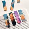 5PCS Twilight Whispers Magnetic Bookmarks Nostalgia Y2k Luggage For Pages Stationery For Cafe Paintings Office Magnetic Bookmark