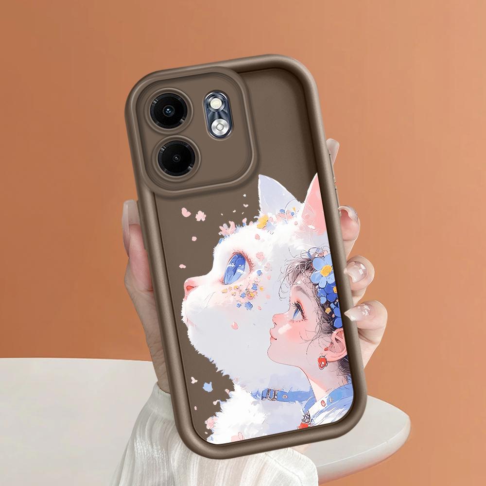 Soft Silicone Phone Casing Full Cover Camera Shockproof Protection Case for Huawei Honor Infinix Tecno iPhone Motorola Google