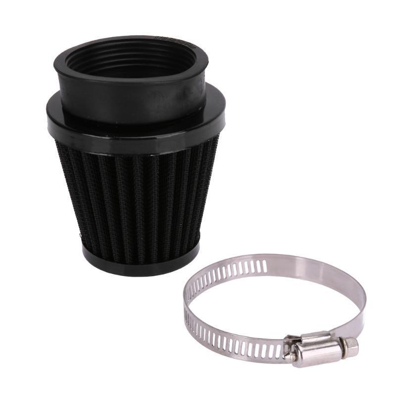 Universal 48/49/50mm Motorcycle Air Intake Filter Cleaner Black Fit ATV Dirt Bike Quad Scooter