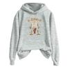 Women's Fashionable Casual Long Sleeve Hooded Printed Sweatshirt
