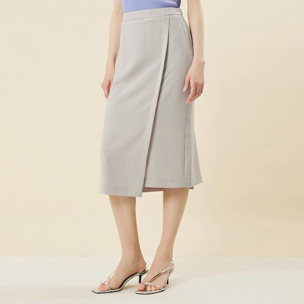 

She S miSS Unbalanced Panel Skirt SwwSkn21040 light gray/55