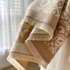 Dual-purpose Imitation Cashmere Scarf, Air-conditioned Room Warm, Cashew Texture Fashion Shawl, Autumn and Winter Thickened Warm Scarf