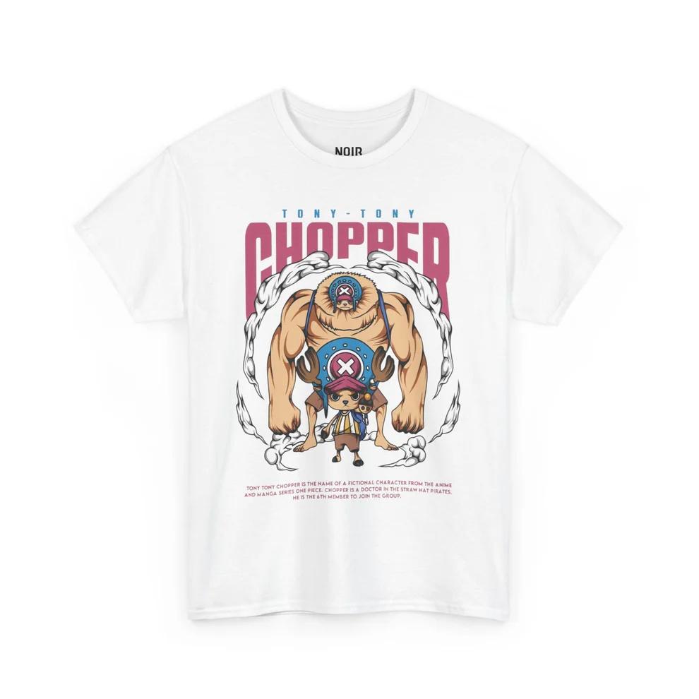 One Piece Tony Tony Chopper Pure Cotton Tshirt Men and Women Anime Style Fashion Comfortable Casual Short Sleeved Tshirt