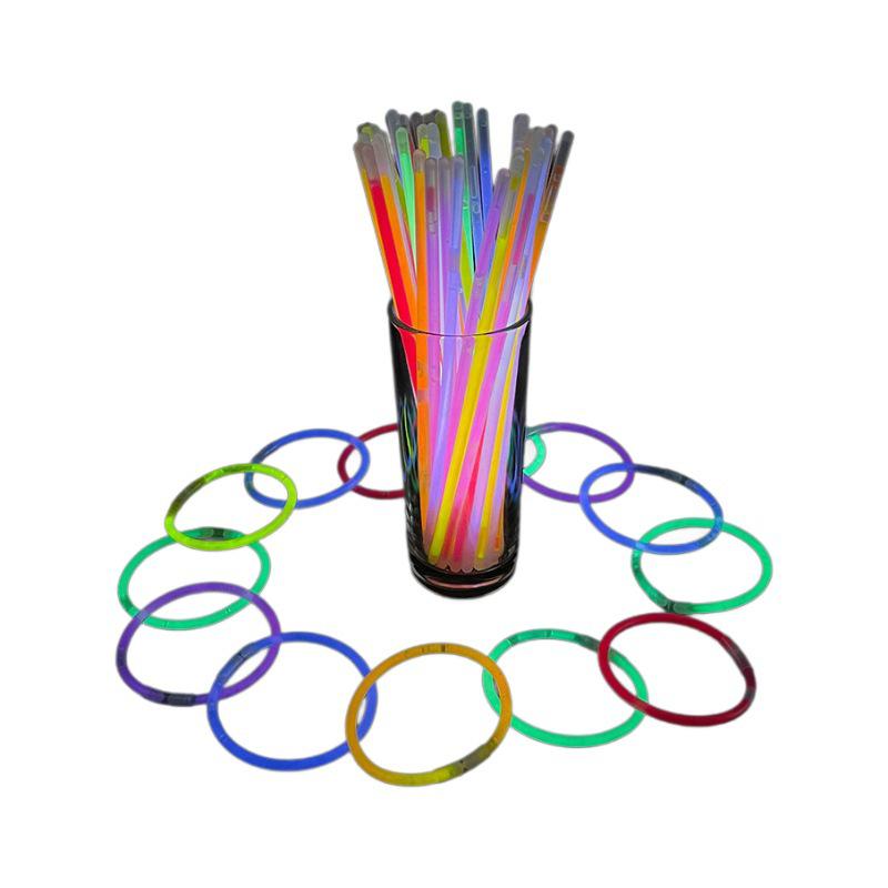 Seven-Color 0.45mm Super Bright Fluorescent Stick - Glow Stick for Festival Party Dancing and Dress-up Props.
