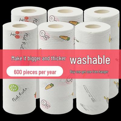 Multi-Purpose Disposable Cleaning Cloth: Absorbs Water, Non-Sticky for Kitchen Use