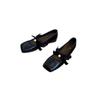 Lan Cabinet, Inner Increase Mary Jane Shoes for Women's Spring 2025 New Evening Breeze Gentle Temperament Square Head Shallow Mouth Single Shoes
