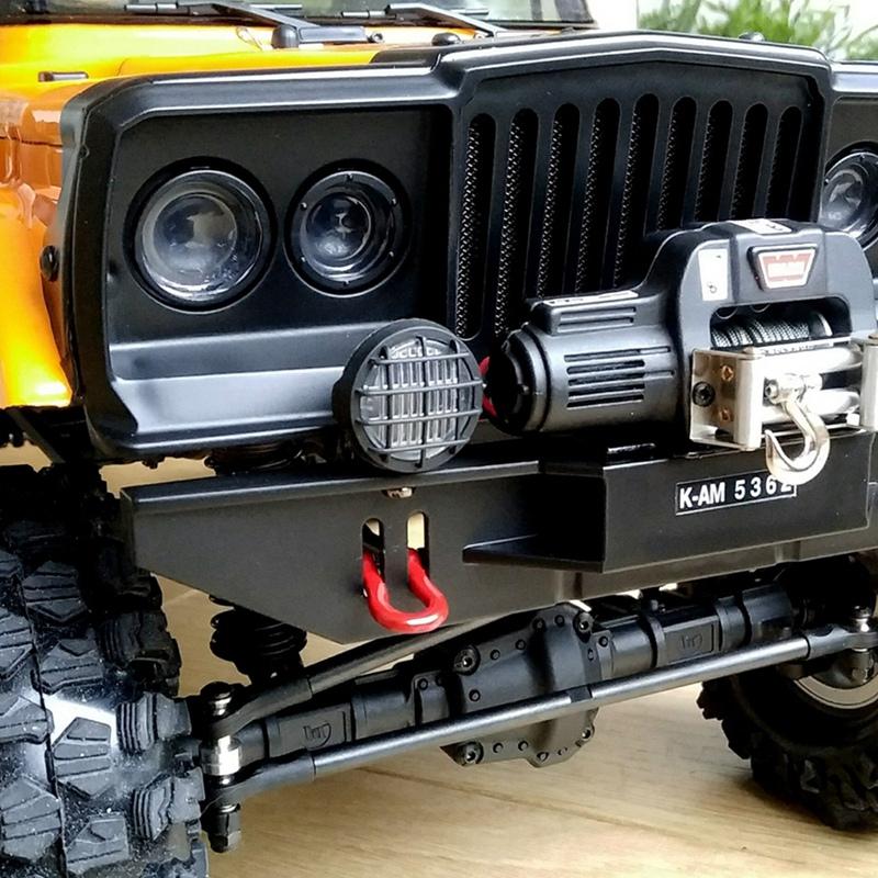 Metal Automatic Winch With 3CH Control Line For 1/10 RC Crawler Car Axial SCX10 TRAXXAS TRX4 Upgrade Parts Accessories