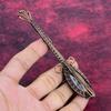 Colgante Schalenblende Alambre de Cobre Envuelto Colgante de Guitarra Joyería Decente con Piedras Preciosas