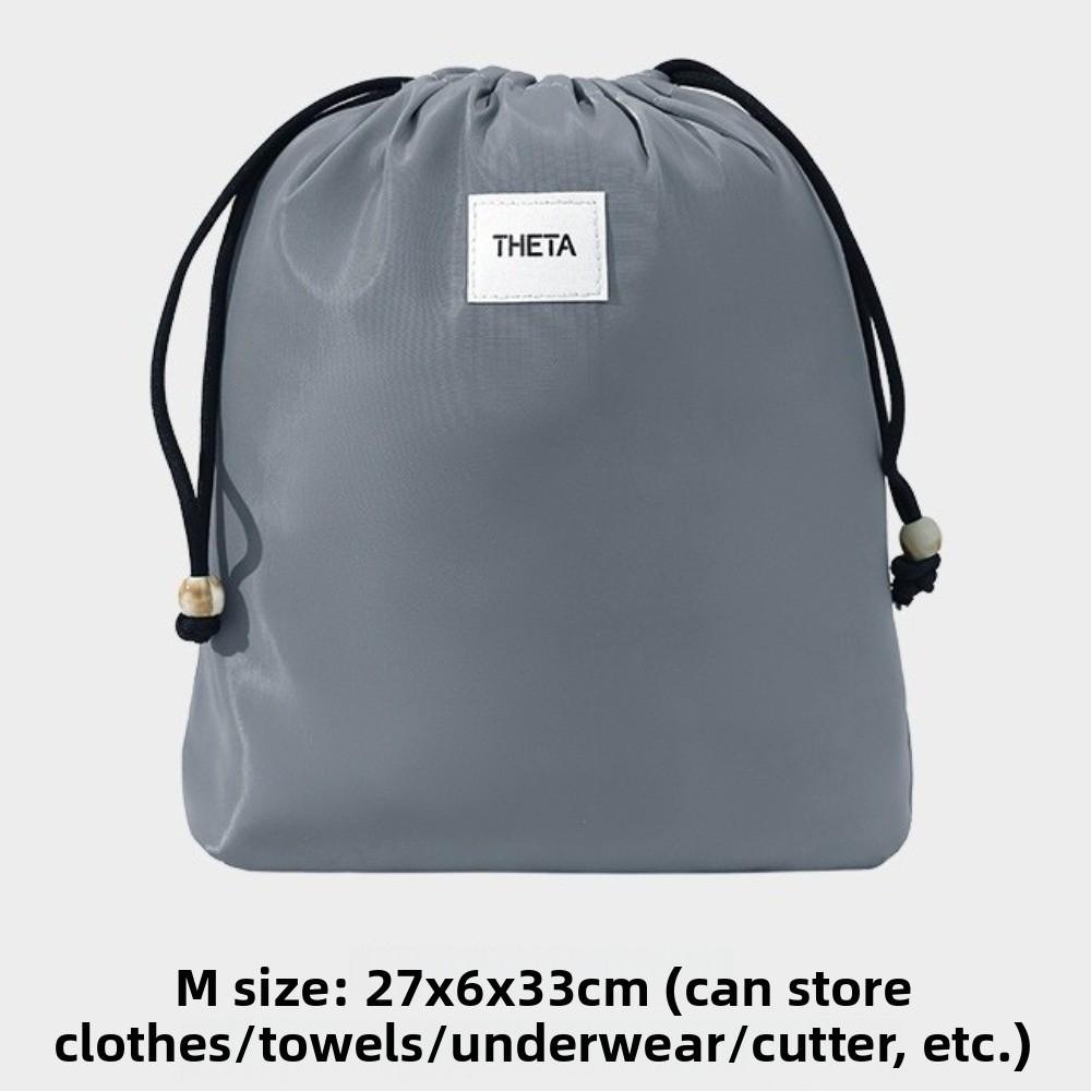 Polyester Travel Storage Bag Dustproof Multi-size Clothing Organizer Bag Washable Large Capacity Drawstring Bag for Outdoor Use