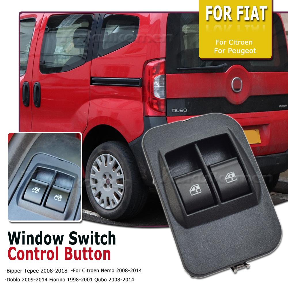 Car Master Window Switch Electric Control Button For Citroen Nemo Peugeot Bipper Fiat Doblo Qubo Fiorino 735518655 735461275