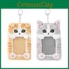 Cozy Plush Cat Keychain With Cute Cat Id Holder Ideal Gift Accessory
