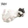 Realistic Animal Model Simulated Sleeping Dog Model, Lying French Bulldog Figurine, Mini Puppy Home Decor PVC Educational Toy for Toddlers Boys Girls