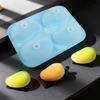 4 Cavity Silicone Dessert Molds Realistic Mangoes Shape Baking Mould For Bakers Beginners Kitchen Accessories