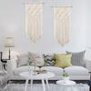 Macrame Wall Hanging Tapestry Handmade Ethnic Woven Art Wall Decor Tassel Crochet Decoration for Home Living Room Bedroom
