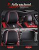Heavy New Design Luxury Breathable Rhombus Plaid Leather PU Leather 6D Car-styling Auto Universal Car Seat Covers...