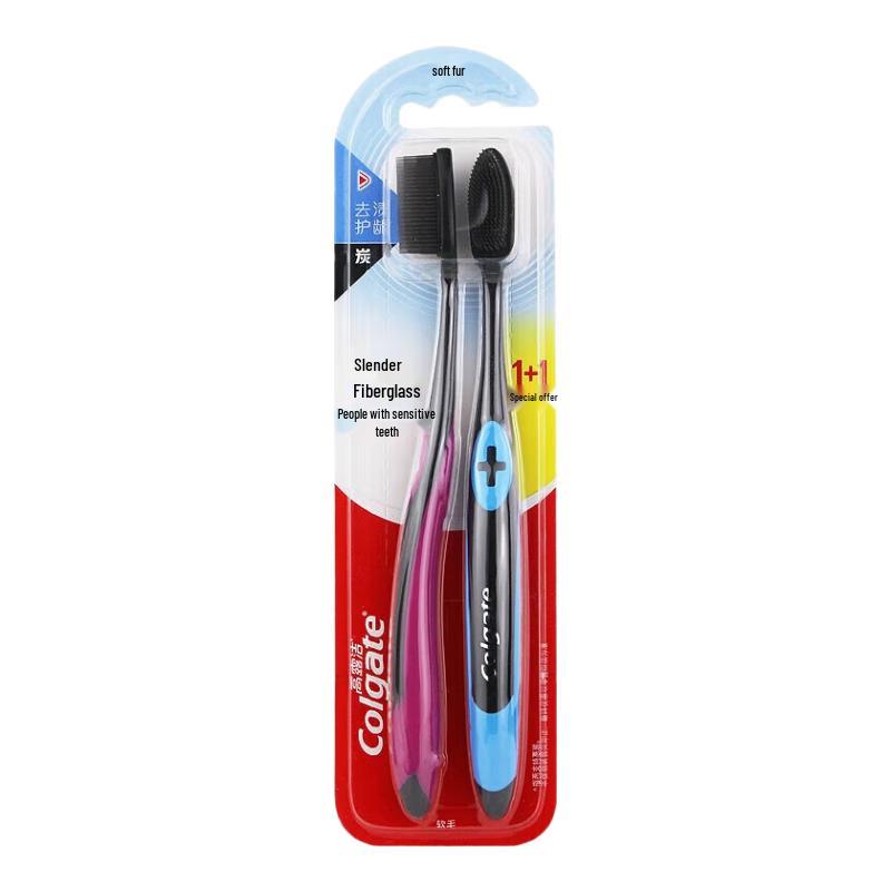 

Colgate Slim Soft Charcoal Toothbrush, 4-Pack
