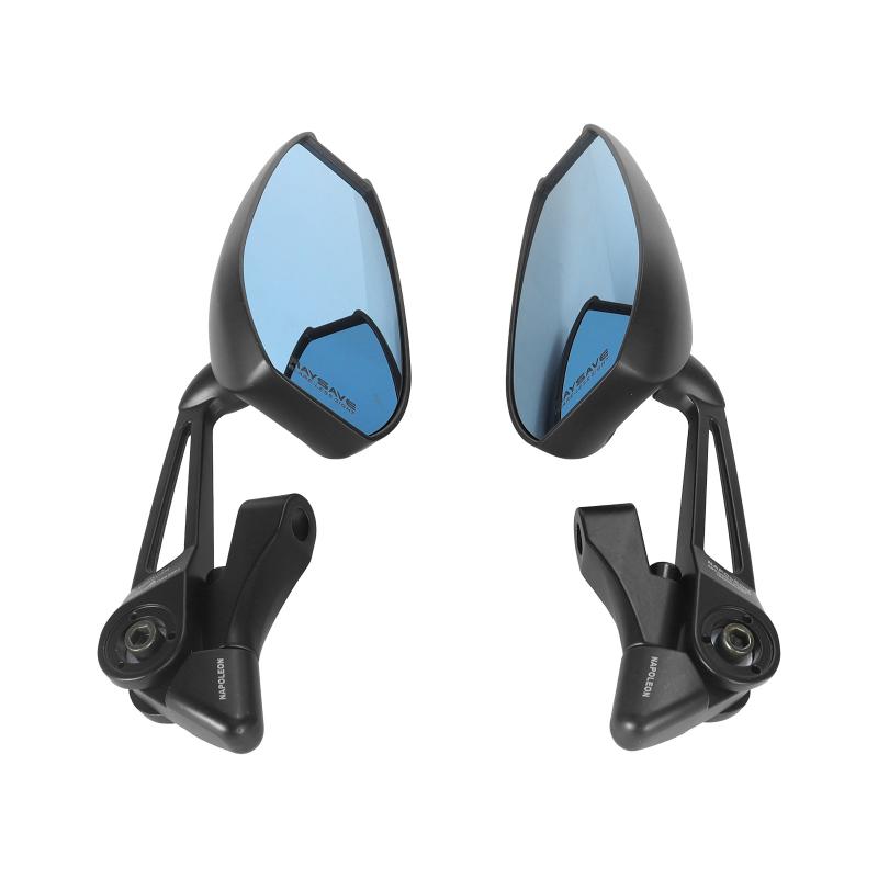 Universal Motorcycle Rearview Mirror Easy to Clean Anti-Glare Modification Side Mirror for Scooter E-Bike Long Trip
