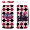Portafoglio Lungo con Zip KPop Demon Hunters in Pelle PU Portamonete Cartone Animato per Donna Porta Carte Multipli Rosa