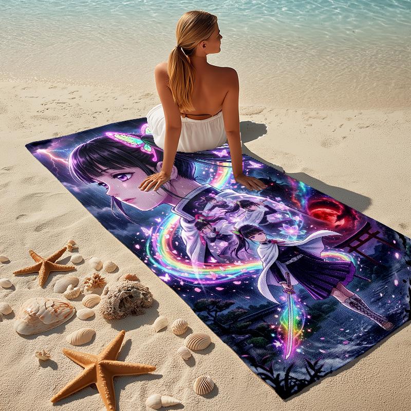 Fantasy Journey Stylish Digital Printing Beach Towel Quickdrying Absorbent Blanket For Beach Pool Gym Travel Christmas Gift C922217
