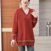 Sweater for Women Autumn Winter Thickened Pullover Sweater Warm Knitted Sweater Long Sleeve Short Slim-fit Tight Jumper Large Size Sweater Tops
