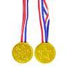 10Pcs/20Pcs Award Medals Golden Medals with Neck Ribbon, Kid Children Teens Reward Medals Winner Medals for Competitions