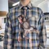 3D Orangutan Design Necktie Men Tie Animal Pattern Fabric Tie Chimpanzee Hanging Tie Outing Accessory