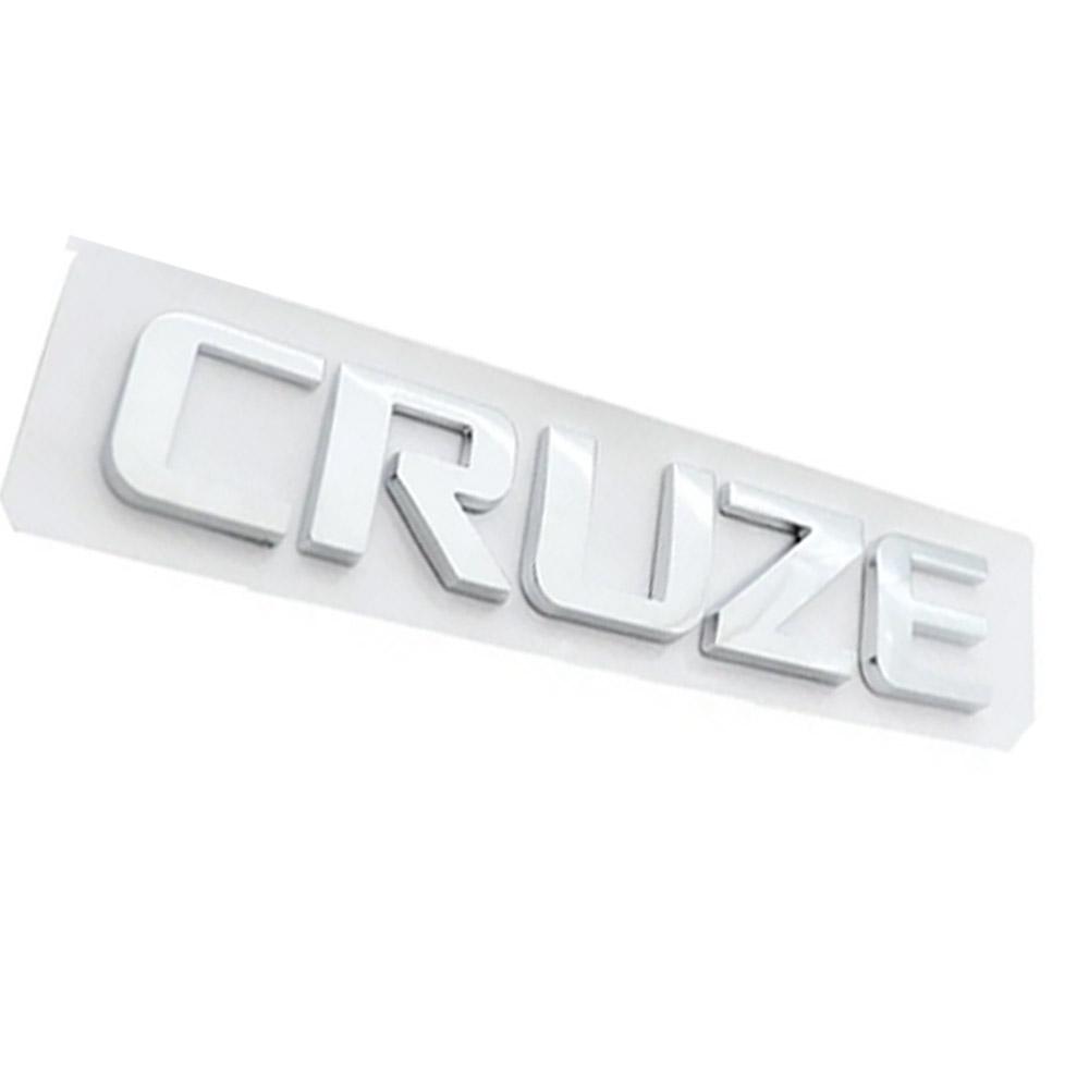 1 Piece For Chevrolet CRUZE ABS Letter Car Logo Sticker Tail Badge Automatic Trunk Logo XFL Sticker Accessory