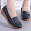 Fashion Black Women Shoes Soft Leather Shoes With Heels Loafers Flat Shoes Women's Moccasins Casual Zapatos Mujer Flats Female Footwear