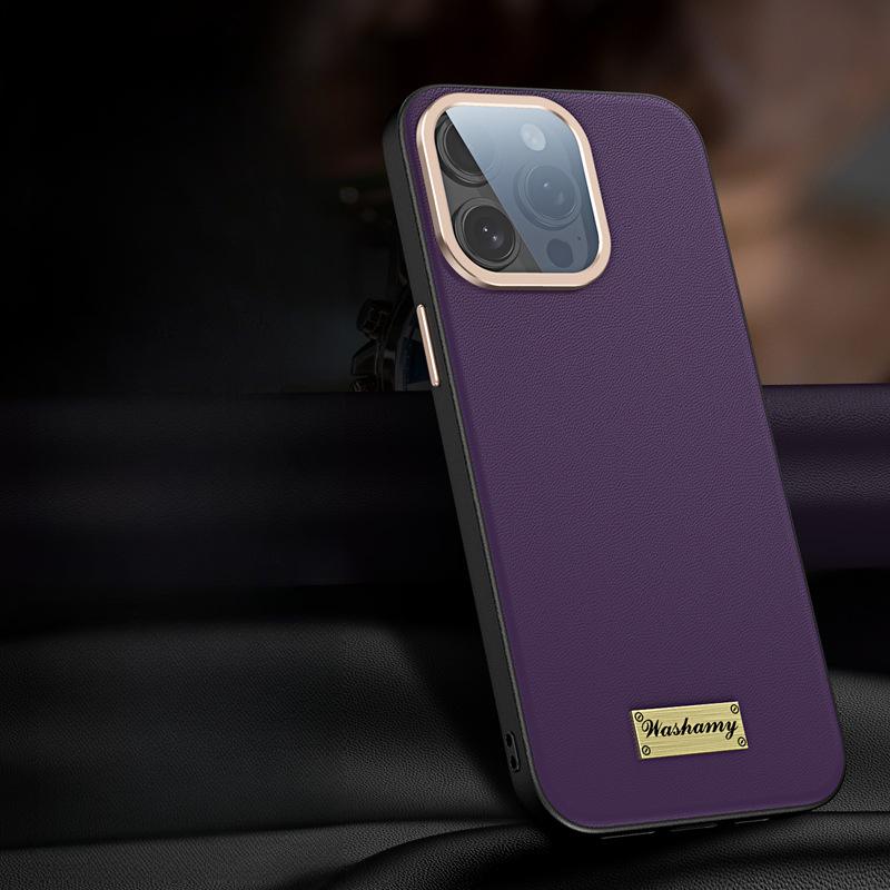 

Подходит для чехла для телефона Apple 15promax, Легкая роскошь, Защита от падений, Полная защита объектива iPhone14, Кожаный чехол для деловых мужчин 13 iPhone 13 6.1 inches