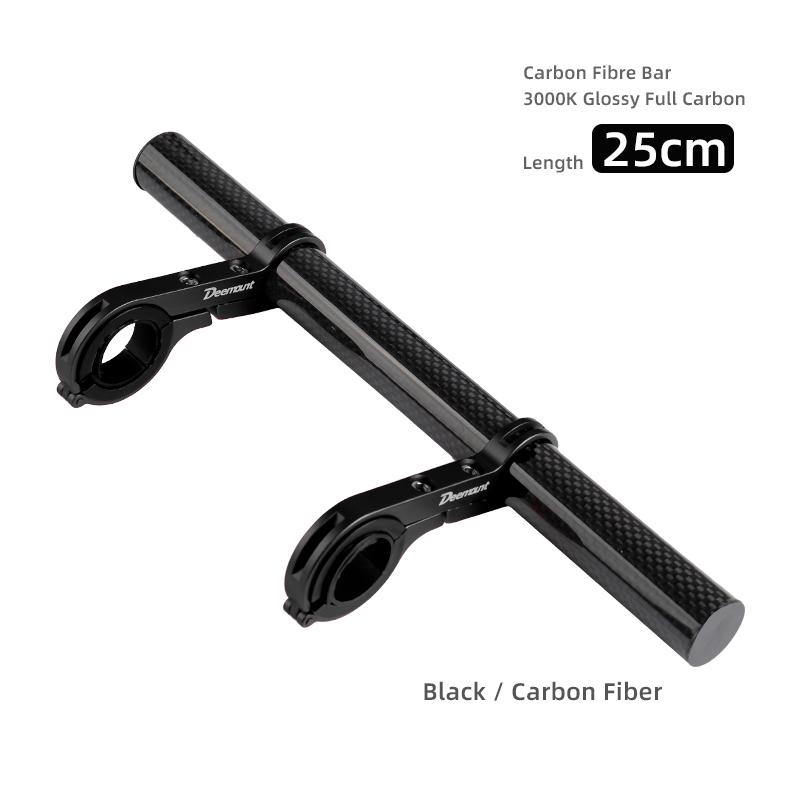 10/20/25/30cm Bicycle Handlebar Extended Bracket Bike Headlight Mount Bar Computer Holder Lamp Support Rack Alloy Fiber Stand