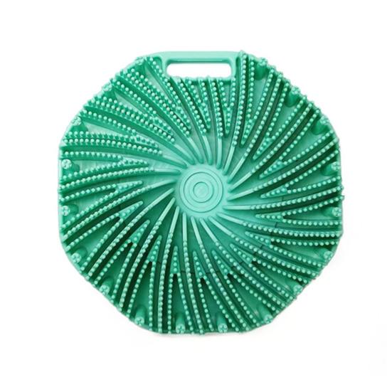 Bath Brush with Ultra-Soft Bristles Ergonomic Grip Hanging Design Rich Foam Exfoliating Body Brush Skin Cleansing Brush