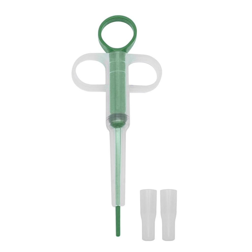 Seringa para Medicamentos de Animais de Estimação - Alimentador de Comprimidos e Líquidos de Uso Duplo para Gatos e Cães