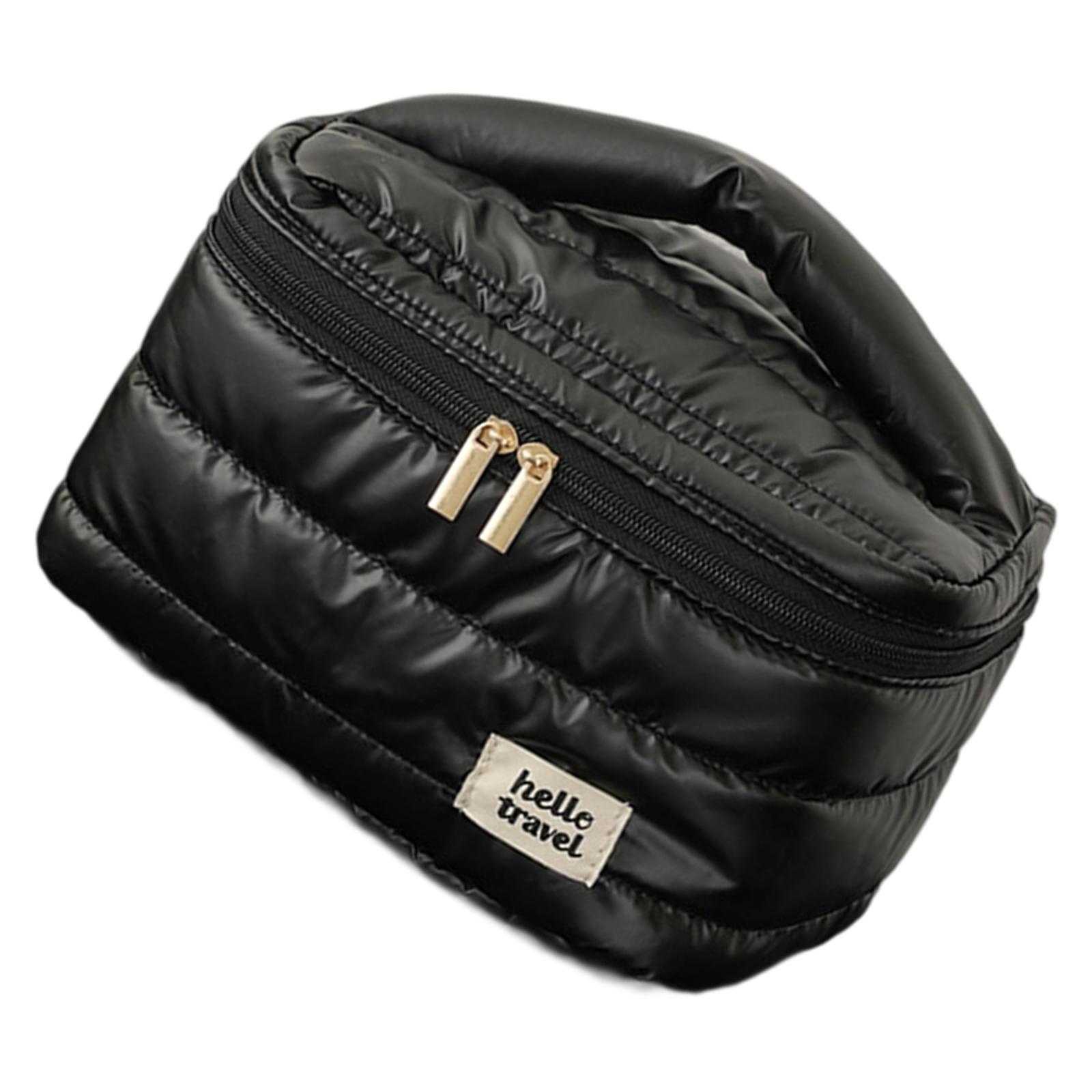 

Large Capacity Portable Makeup Storage Bag for Women Travel Toiletry Holder Sturdy Waterproof Polyester Cosmetic Case 6