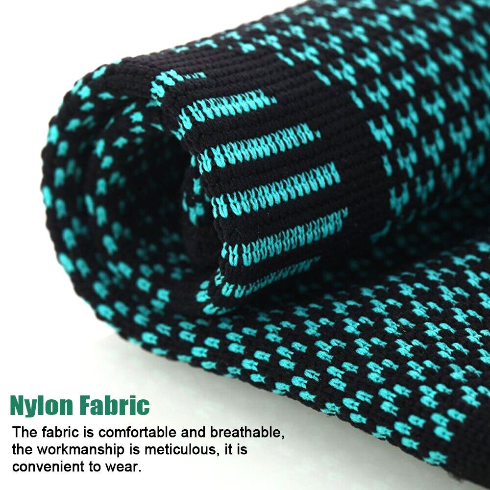 OLIKEI 2 Stück gestrickte Sport-Knöchelbandage, Kompressions-Knöchelbandage, verhindert Verstauchungen, atmungsaktive Knöchelbandage für Fitness, Basketball, Radfahren, Laufen