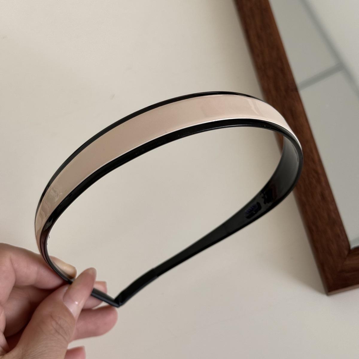 

Color Blocked Headband High-end Fashionable Versatile Headband for Washing Face and Pressing Hair Fashionable Hair Accessories