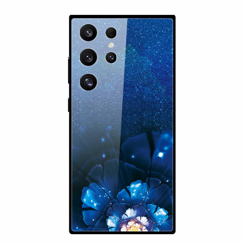For Samsung Galaxy S25 Ultra Case S25Plus Luxury Tempered Glass Hard Back Cover for Galaxy S24Ultra 5G Phone Cases Fundas S 25