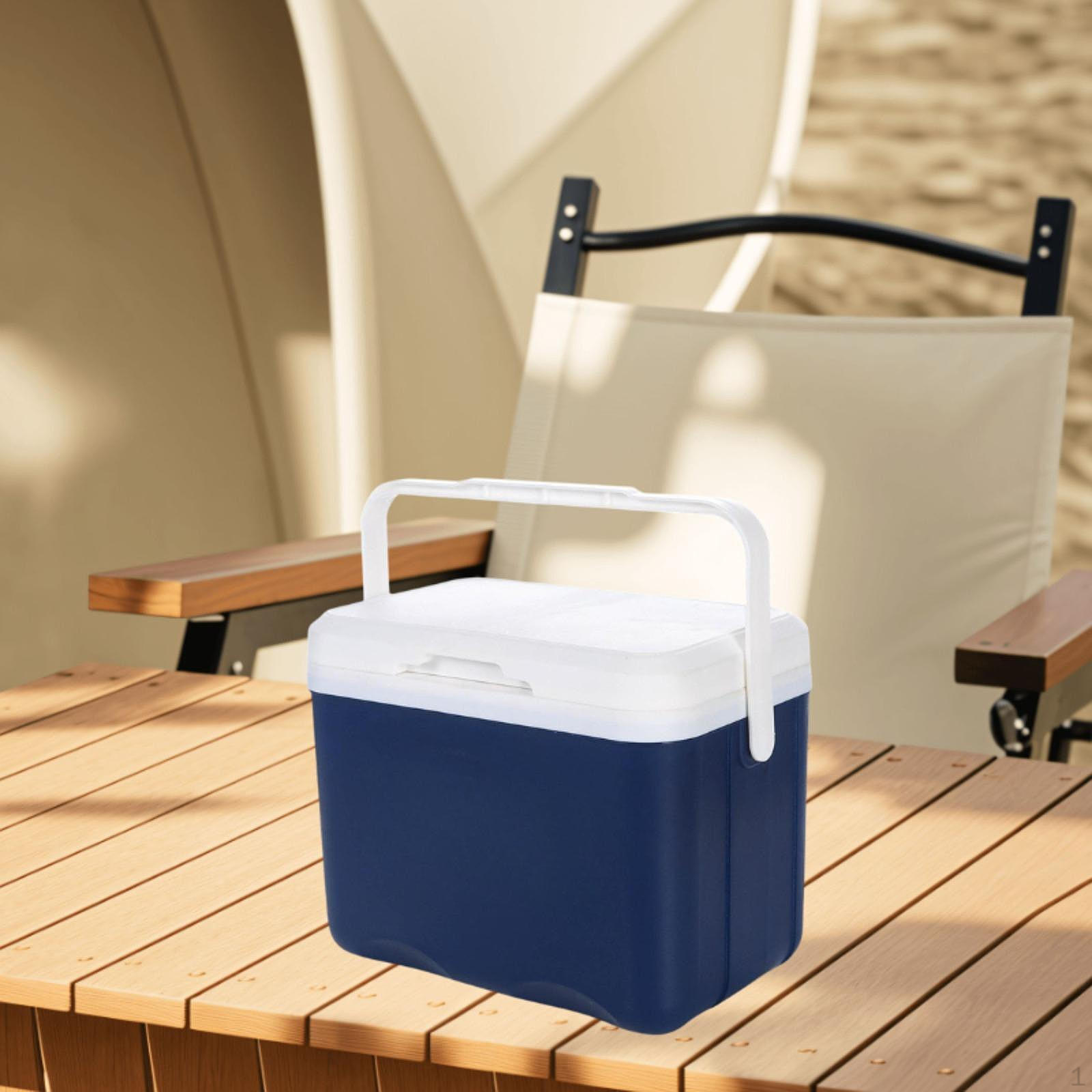 

6л охладитель для хранения продуктов питания контейнер для хранения горячих/холодных продуктов для активного отдыха темно-синий