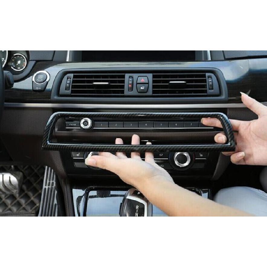 Central Console Air Outlet Vent Cover 11-2017 Carbon Fiber Fit For BMW 5 Series