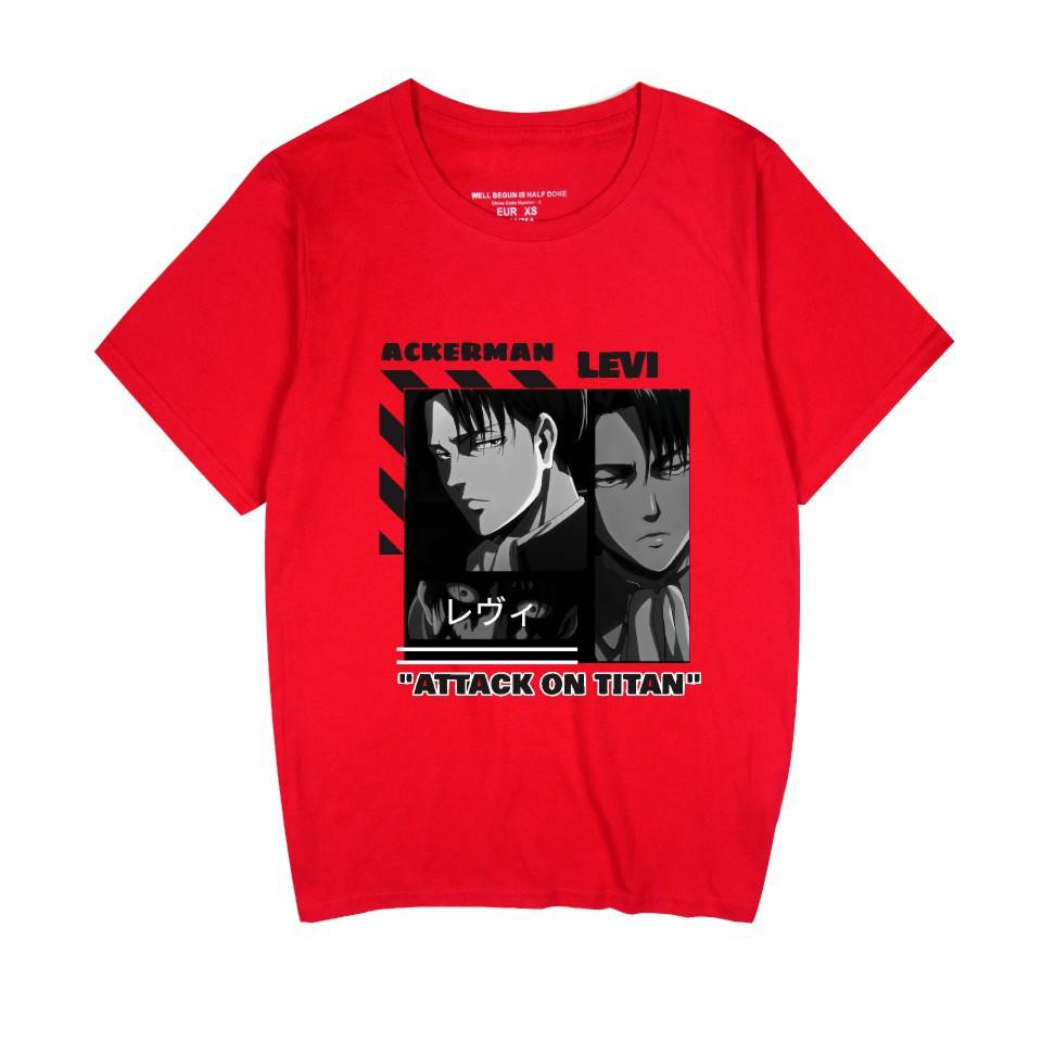 

Summer fashion men s T-shirt, anime merchandise, Attack on Titan Survey Corps clothes, printed short-sleeved pure cotton T-shirt 4XL