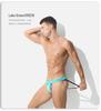 Men's Breathable Mesh Buttock-Revealing Double U-Bulge Thong Underwear