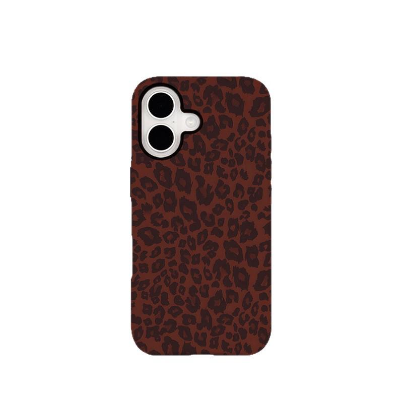

Brown Leopard Print Magnetic Two-in-One Drop-Proof Case for Apple 17 Apple 13 Pro Max