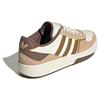 Adidas Originals Courtic Synthetic Leather Suede Comfortable Versatile Low-Top Sneakers Unisex Sneakers Khaki ID6068