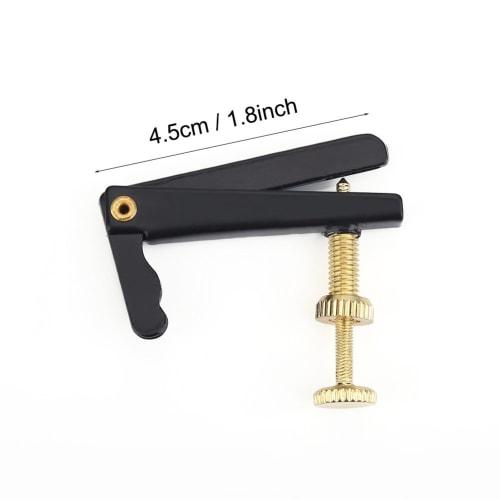 3/4 and 4/4 Cello Fine Tuners, String Adjusters, Durable, Stringed Instrument, Set of 4, Black