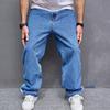2024 New Retro Casual Jeans Men'S American Loose Pants High Street Wide Leg Pants