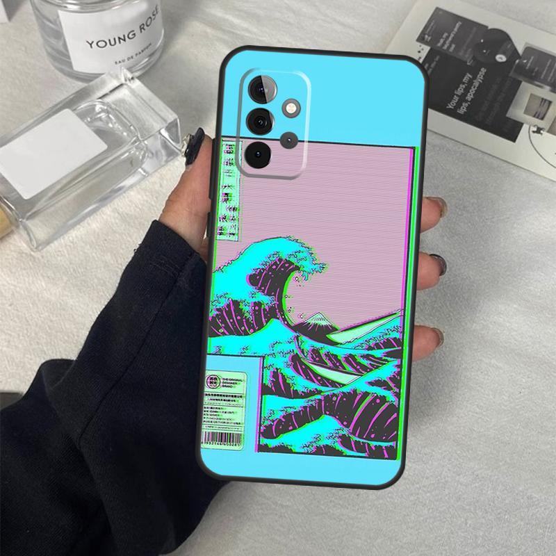 

Great Wave Retro Cyber Statue Case For Samsung Galaxy A54 A34 A14 A36 A56 A06 A13 A53 A32 A12 A22 A52 A35 A17 A16 A55 A15 Samsung A53 5G