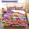 3pcs Custom Name Distroller Bedding Set Duvet Cover Closure Includes 1 Duvet Cover & 2 Pillowcases for All Seasons Bedroom Decor