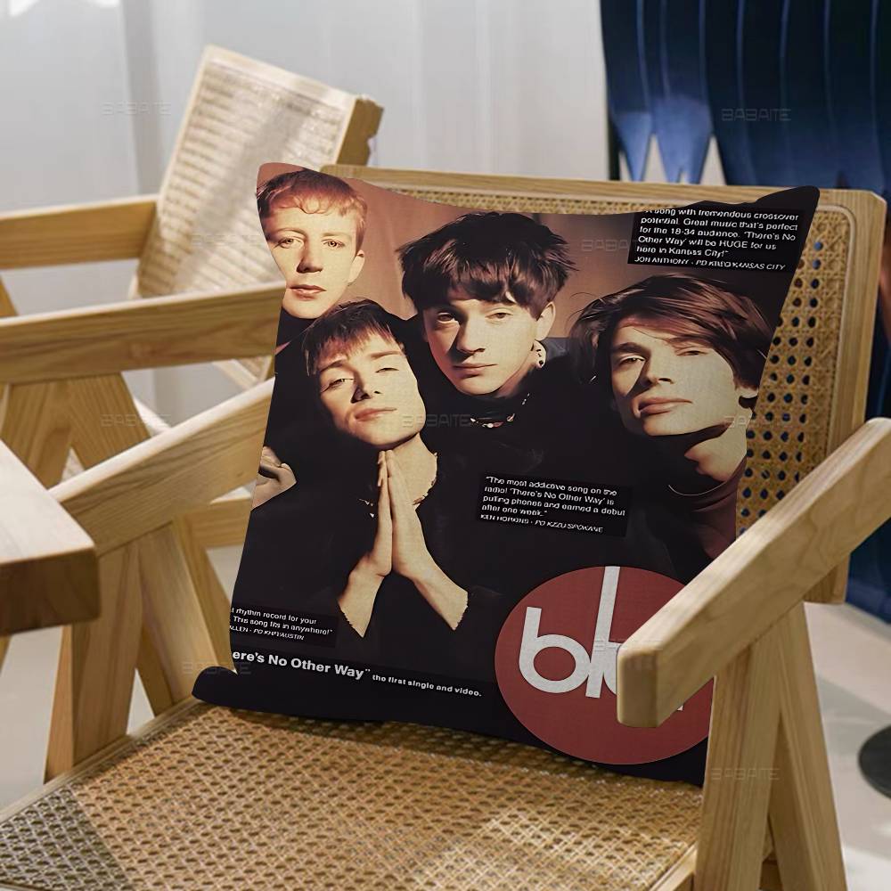 B-Blur Rock Roll Band Cushion Cover Pillow Cover Decor Pillowcase Printed Cushion Case For Couch