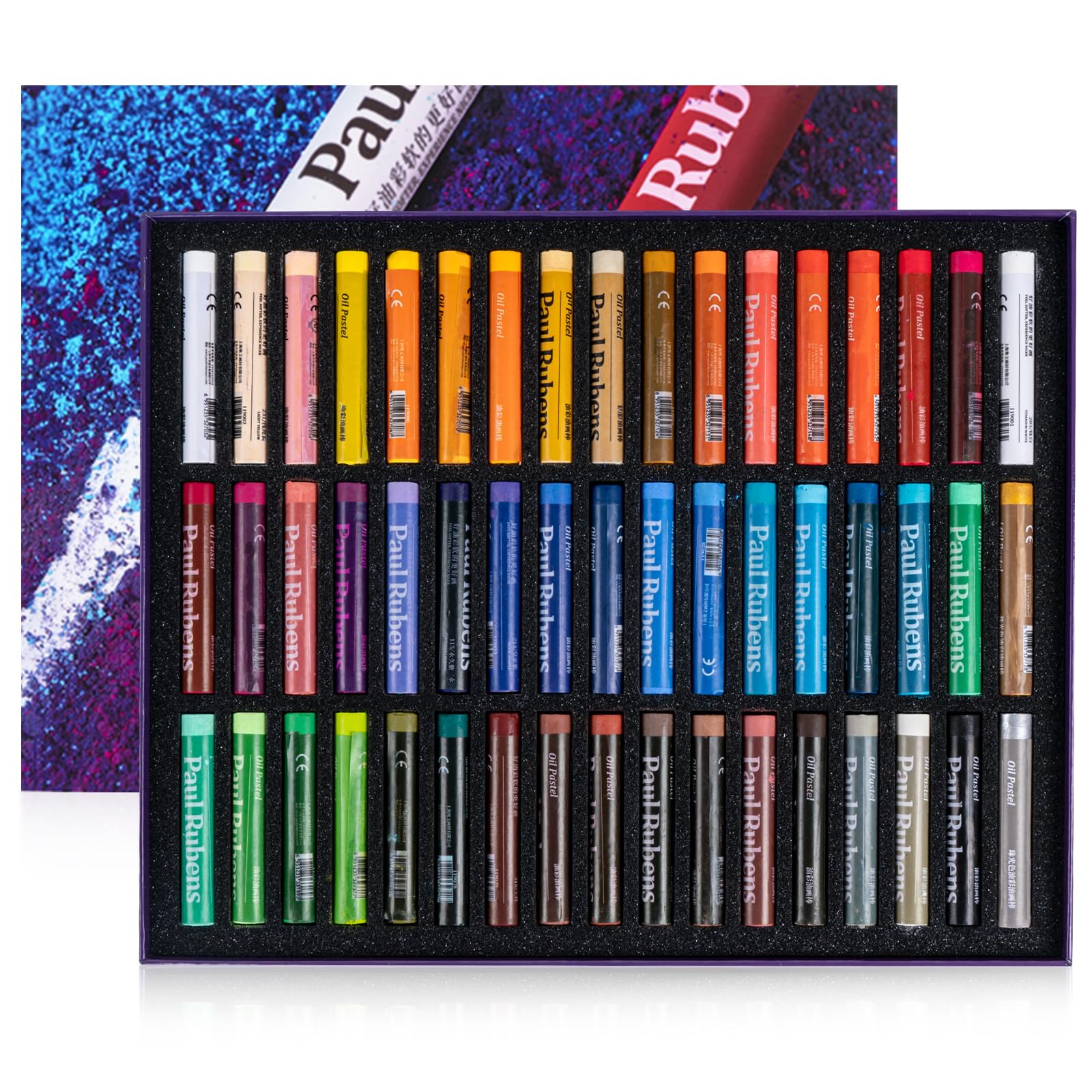 

Paul Rubens Artist Oil Pastels, 50 Vibrant, Creamy Soft Oil Pastel Set, Oil Pastels, Crayons, Art Supplies, Painting, Drawing